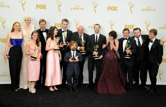 Game of Thrones cast PRIMETIME EMMY AWARDS: PRESSROOM Los Angeles  Patrick Rideaux PicturePerfect