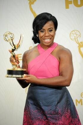 Uzo Aduba PRIMETIME EMMY AWARDS: PRESSROOM Los Angeles  Patrick Rideaux PicturePerfect
