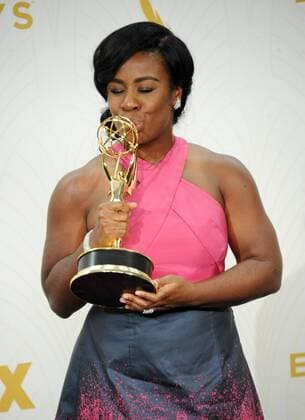 Uzo Aduba PRIMETIME EMMY AWARDS: PRESSROOM Los Angeles  Patrick Rideaux PicturePerfect