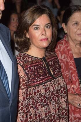 Soraya Saez de Santamaria en el desfile de Juan Vidal en la Mercedes Benz Fashion Week 2015 en Madrid. 588 cordon press Soraya Saez de Santamaria at the Juan Vidal s fashion show of the Mercedes Benz Fashion Week 2015 in Madrid. 