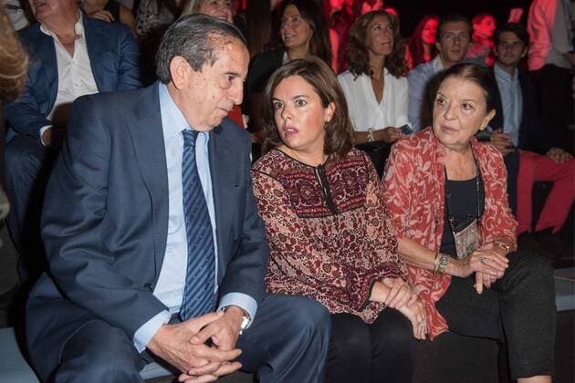 Soraya Saez de Santamaria en el desfile de Juan Vidal en la Mercedes Benz Fashion Week 2015 en Madrid. 588 cordon press Soraya Saez de Santamaria at the Juan Vidal s fashion show of the Mercedes Benz Fashion Week 2015 in Madrid. 