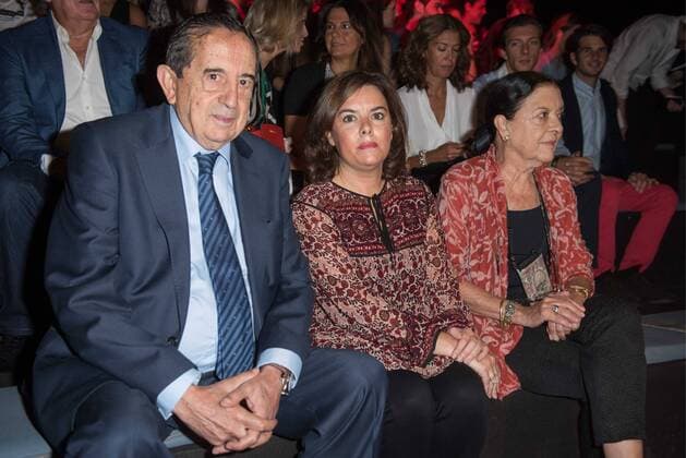 Soraya Saez de Santamaria en el desfile de Juan Vidal en la Mercedes Benz Fashion Week 2015 en Madrid. 588 cordon press Soraya Saez de Santamaria at the Juan Vidal s fashion show of the Mercedes Benz Fashion Week 2015 in Madrid. 