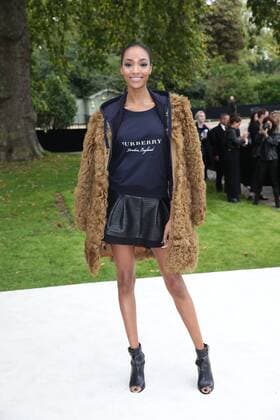 . 21 09 2015. London, United Kingdom. Jourdan Dunn arriving at the Burberry Prorsum show at London Fashion Week S S 2016-Day four.  xStephenxLockx xi-Imagesx IIM-11077-0006