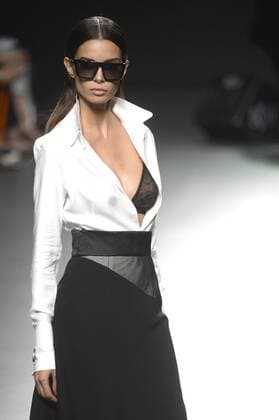 Model bei der Ion Fiz Fashion Show auf der Mercedes-Benz Fashion Week Madrid Spring Summer 2016. Madrid, 20.09.2015 Ion Fiz Model 