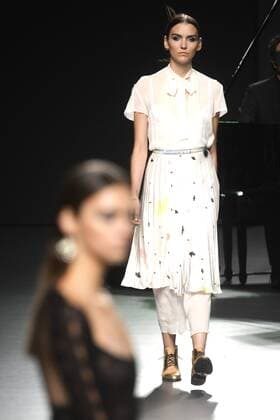 Model bei der Ion Fiz Fashion Show auf der Mercedes-Benz Fashion Week Madrid Spring Summer 2016. Madrid, 20.09.2015 Ion Fiz Model 
