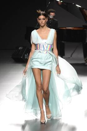 Model bei der Ion Fiz Fashion Show auf der Mercedes-Benz Fashion Week Madrid Spring Summer 2016. Madrid, 20.09.2015 Ion Fiz Model 