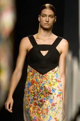 Model bei der Alvarno Fashion Show auf der Mercedes-Benz Fashion Week Madrid Spring Summer 2016. Madrid, 21.09.2015 Alvarno Model 
