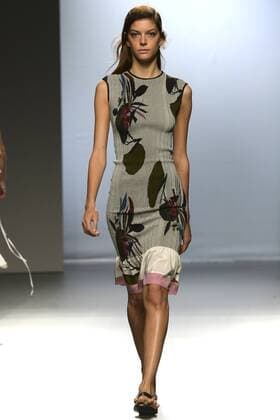 Model bei der Juan Vidal Fashion Show auf der Mercedes-Benz Fashion Week Madrid Spring Summer 2016. Madrid, 21.09.2015 Juan Vidal Model 
