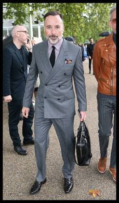. 21 09 2015. London, United Kingdom. David Furnish at the Burberry Prorsum show at London Fashion Week S S 2016-Day four.  xStephenxLockx xi-Imagesx IIM-11077-0094