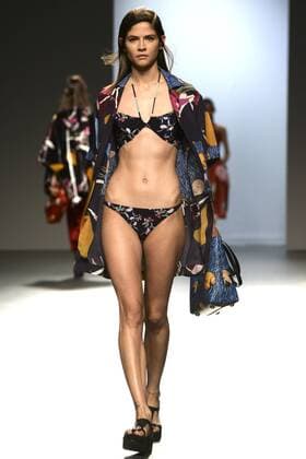 Model bei der Juan Vidal Fashion Show auf der Mercedes-Benz Fashion Week Madrid Spring Summer 2016. Madrid, 21.09.2015 Juan Vidal Model 
