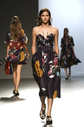Models bei der Juan Vidal Fashion Show auf der Mercedes-Benz Fashion Week Madrid Spring Summer 2016. Madrid, 21.09.2015 Juan Vidal Models 