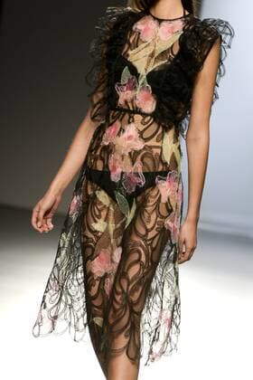 Model bei der Juan Vidal Fashion Show auf der Mercedes-Benz Fashion Week Madrid Spring Summer 2016. Madrid, 21.09.2015 Juan Vidal Model 