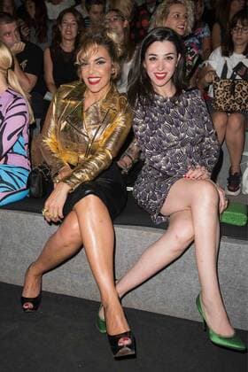 Silvia Superstar y Marta Vaquerizo en el desfile de Maria Escote y Maya Hansen de la Mercedes Benz Fashion Week 2015 en Madrid. 588 cordon press Silvia Superstar and Marta Vaquerizo at the Maria Escote and Maya Hansen s fashion show of the Mercedes Benz Fashion Week 2015 in Madrid. 