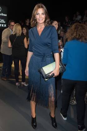 Mar Flores en el desfile de Basmar y Dolores Cortes en Mercedes Benz Fashion Week 2015 en Madrid. 588 cordon press Mar Flores at the Basmas and Dolores Cortes fashion show of Mercedes Benz Fashion Week 2015 in Madrid. 