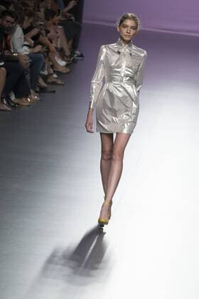 Sept. 21, 2015 - Madrid, Spain - A model showcases designs by The 2nd Skin Co on the runway at the 2nd Skin Co show during Mercedes-Benz Fashion Week Madrid Spring Summer 2015 16 at Ifema on September 21, 2015 in Madrid, Spain. Madrid Spain  - ZUMAn230
