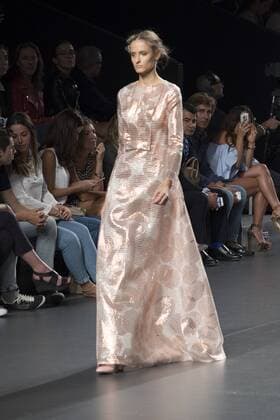 Sept. 21, 2015 - Madrid, Madrid, Spain - A model showcases designs by The 2nd Skin Co on the runway at the 2nd Skin Co show during Mercedes-Benz Fashion Week Madrid Spring Summer 2015 16 at Ifema on September 21, 2015 in Madrid, Spain. Madrid Spain  - ZUMAn230