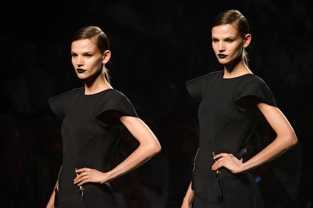 Model bei der Maya Hansen Fashion Show auf der Mercedes-Benz Fashion Week Madrid Spring Summer 2016. Madrid, 21.09.2015 Maya Hansen Model 