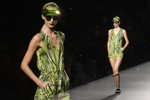 Model bei der Maya Hansen Fashion Show auf der Mercedes-Benz Fashion Week Madrid Spring Summer 2016. Madrid, 21.09.2015 Maya Hansen Model 