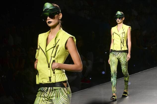 Model bei der Maya Hansen Fashion Show auf der Mercedes-Benz Fashion Week Madrid Spring Summer 2016. Madrid, 21.09.2015 Maya Hansen Model 