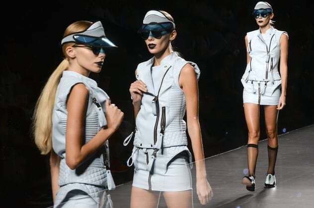 Model bei der Maya Hansen Fashion Show auf der Mercedes-Benz Fashion Week Madrid Spring Summer 2016. Madrid, 21.09.2015 Maya Hansen Model 