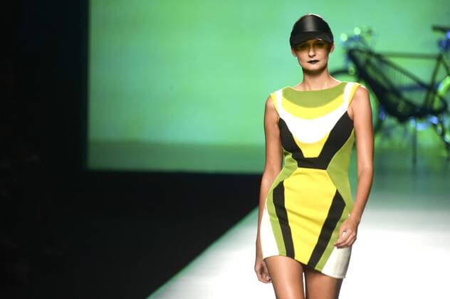 Model bei der Maya Hansen Fashion Show auf der Mercedes-Benz Fashion Week Madrid Spring Summer 2016. Madrid, 21.09.2015 Maya Hansen Model 