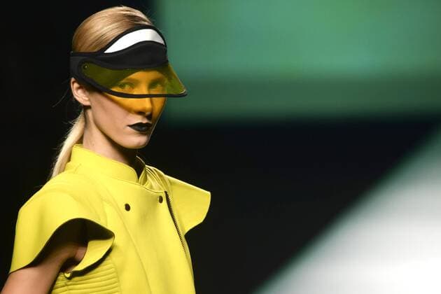 Model bei der Maya Hansen Fashion Show auf der Mercedes-Benz Fashion Week Madrid Spring Summer 2016. Madrid, 21.09.2015 Maya Hansen Model 