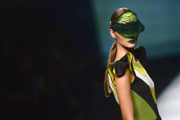 Model bei der Maya Hansen Fashion Show auf der Mercedes-Benz Fashion Week Madrid Spring Summer 2016. Madrid, 21.09.2015 Maya Hansen Model 
