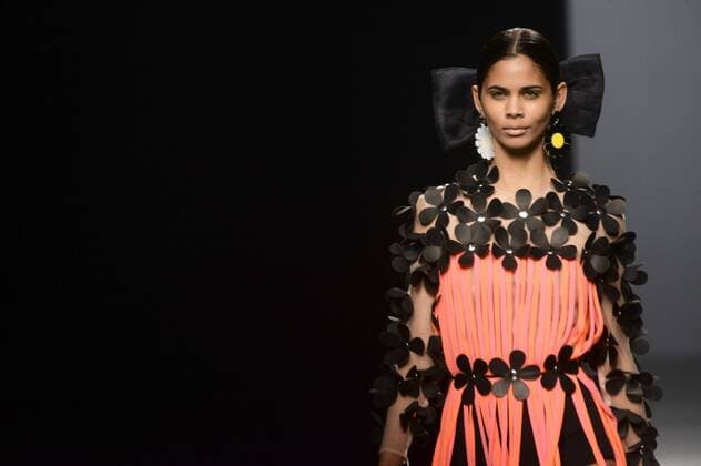 Model bei der Maria Escote Fashion Show auf der Mercedes-Benz Fashion Week Madrid Spring Summer 2016. Madrid, 21.09.2015 Maria Escoté Model 