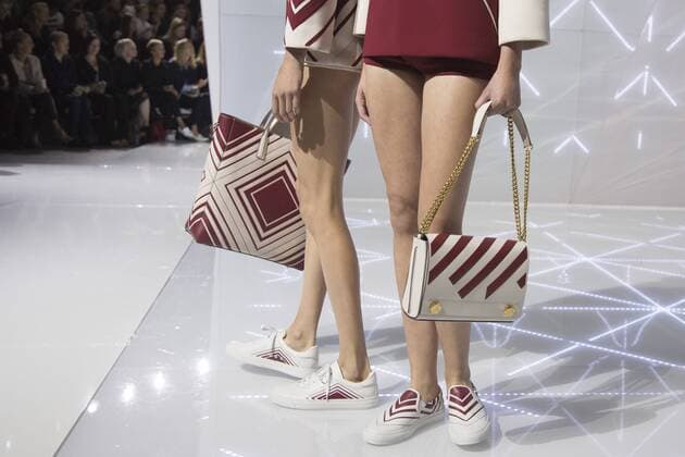 London, UK. 22 09 2015. London Fashion Week runway show of British accessories and handbag designer Anya Hindmarch at Lindley Hall. London Fashion Week, Anya Hindmarch, London, UK 
