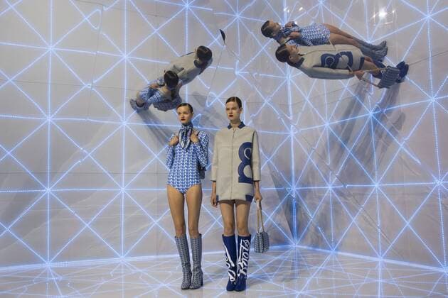 London, UK. 22 09 2015. London Fashion Week runway show of British accessories and handbag designer Anya Hindmarch at Lindley Hall. London Fashion Week, Anya Hindmarch, London, UK 