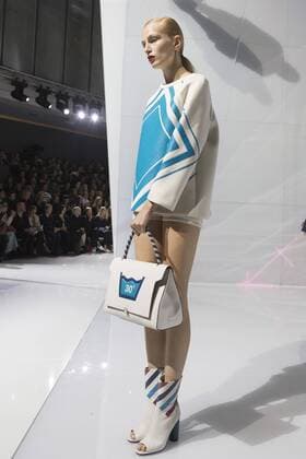 London, UK. 22 09 2015. London Fashion Week runway show of British accessories and handbag designer Anya Hindmarch at Lindley Hall. London Fashion Week, Anya Hindmarch, London, UK 