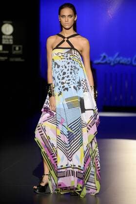 Model bei der Dolores Cortes Fashion Show auf der Mercedes-Benz Fashion Week Madrid Spring Summer 2016. Madrid, 21.09.2015 Dolores Cortes Model 