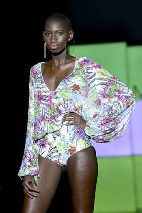Model bei der Basmar by Montse Bassons Fashion Show auf der Mercedes-Benz Fashion Week Madrid Spring Summer 2016. Madrid, 21.09.2015 Basmar Model 