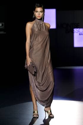 Model bei der Basmar by Montse Bassons Fashion Show auf der Mercedes-Benz Fashion Week Madrid Spring Summer 2016. Madrid, 21.09.2015 Basmar Model 