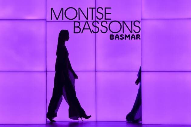 Model bei der Basmar by Montse Bassons Fashion Show auf der Mercedes-Benz Fashion Week Madrid Spring Summer 2016. Madrid, 21.09.2015 Basmar Model 