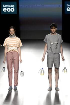 Models bei der Howl Fashion Show auf der Mercedes-Benz Fashion Week Madrid Spring Summer 2016. Madrid, 22.09.2015 Howl Models 