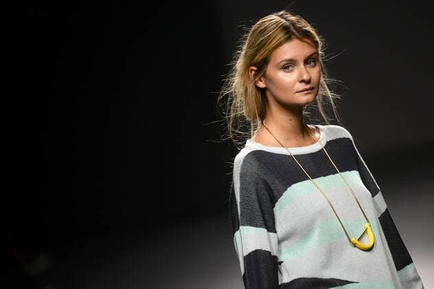 Model bei der Azabala Fashion Show auf der Mercedes-Benz Fashion Week Madrid Spring Summer 2016. Madrid, 22.09.2015 Azabala Model 