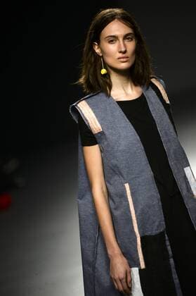 Model bei der Azabala Fashion Show auf der Mercedes-Benz Fashion Week Madrid Spring Summer 2016. Madrid, 22.09.2015 Azabala Model 