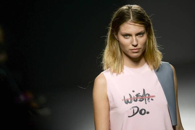 Model bei der Paloma Suarez Fashion Show auf der Mercedes-Benz Fashion Week Madrid Spring Summer 2016. Madrid, 22.09.2015 Paloma Suarez Model 