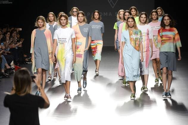 Models bei der Paloma Suarez Fashion Show auf der Mercedes-Benz Fashion Week Madrid Spring Summer 2016. Madrid, 22.09.2015 Paloma Suarez Models 