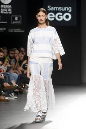 Model bei der Xabi Reyes Fashion Show auf der Mercedes-Benz Fashion Week Madrid Spring Summer 2016. Madrid, 22.09.2015 Xabi Reyes Model 