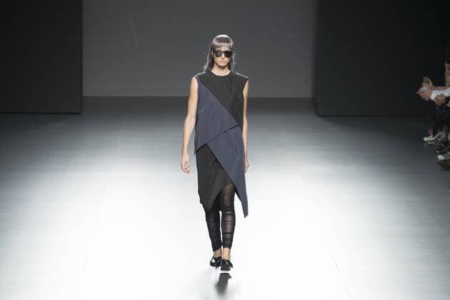 Sept. 22, 2015 - Madrid, Madrid, Spain - A model on the runway at the 44 Show during Mercedes-Benz Fashion Week Madrid Spring Summer 2015 16 at Ifema on September 22, 2015 in Madrid, Spain. Madrid Spain  - ZUMAn230