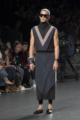 Sept. 22, 2015 - Madrid, Madrid, Spain - A model on the runway at the 44 Show during Mercedes-Benz Fashion Week Madrid Spring Summer 2015 16 at Ifema on September 22, 2015 in Madrid, Spain. Madrid Spain  - ZUMAn230