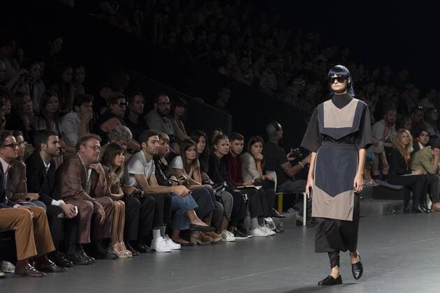 Sept. 22, 2015 - Madrid, Madrid, Spain - A model on the runway at the 44 Show during Mercedes-Benz Fashion Week Madrid Spring Summer 2015 16 at Ifema on September 22, 2015 in Madrid, Spain. Madrid Spain  - ZUMAn230