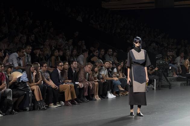 Sept. 22, 2015 - Madrid, Madrid, Spain - A model on the runway at the 44 Show during Mercedes-Benz Fashion Week Madrid Spring Summer 2015 16 at Ifema on September 22, 2015 in Madrid, Spain. Madrid Spain  - ZUMAn230