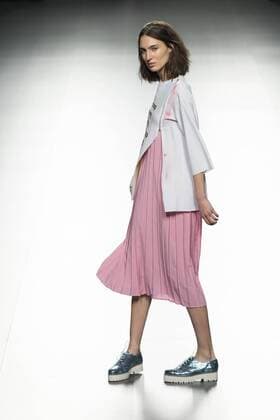 Sept. 22, 2015 - Madrid, Madrid, Spain - A model showcases designs by Paloma Suarez on the runway at the Paloma Suarez show during Mercedes-Benz Fashion Week Madrid Spring Summer 2015 16 at Ifema on September 22, 2015 in Madrid, Spain. Madrid Spain  - ZUMAn230