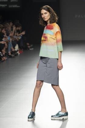 Sept. 22, 2015 - Madrid, Madrid, Spain - A model showcases designs by Paloma Suarez on the runway at the Paloma Suarez show during Mercedes-Benz Fashion Week Madrid Spring Summer 2015 16 at Ifema on September 22, 2015 in Madrid, Spain. Madrid Spain  - ZUMAn230