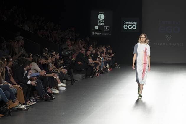 Sept. 22, 2015 - Madrid, Madrid, Spain - A model showcases designs by Paloma Suarez on the runway at the Paloma Suarez show during Mercedes-Benz Fashion Week Madrid Spring Summer 2015 16 at Ifema on September 22, 2015 in Madrid, Spain. Madrid Spain  - ZUMAn230