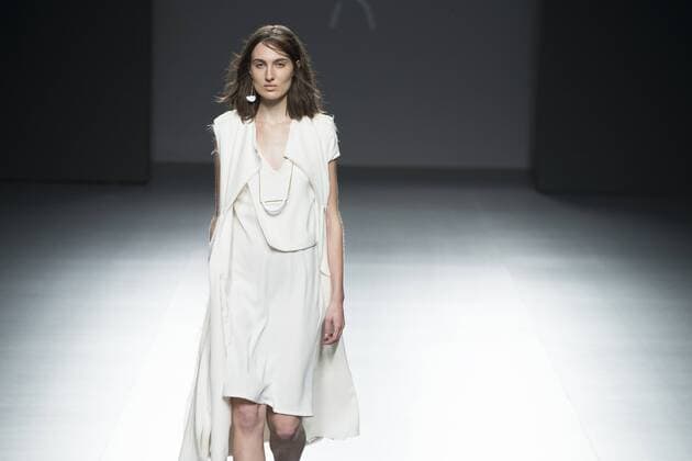 Sept. 22, 2015 - Madrid, Madrid, Spain - A model showcases designs by Azabala on the runway at the Azabala show during Mercedes-Benz Fashion Week Madrid Spring Summer 2015 16 at Ifema on September 22, 2015 in Madrid, Spain. Madrid Spain  - ZUMAn230