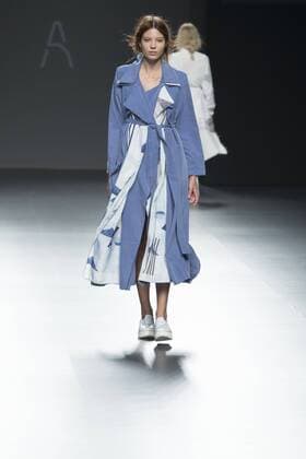 Sept. 22, 2015 - Madrid, Spain - A model showcases designs by Azabala on the runway at the Azabala show during Mercedes-Benz Fashion Week Madrid Spring Summer 2015 16 at Ifema on September 22, 2015 in Madrid, Spain. Madrid Spain  - ZUMAn230
